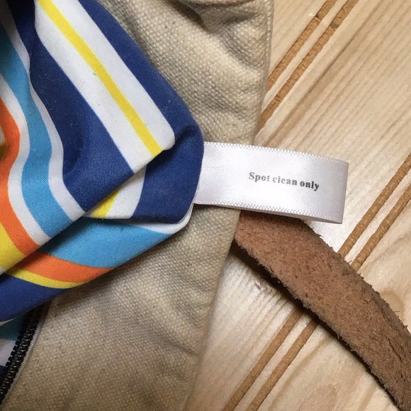 Brighton Embroidered Fly Like A Butterfly Flutterby Canvas Tote Messenger Bag - Picture 7 of 16